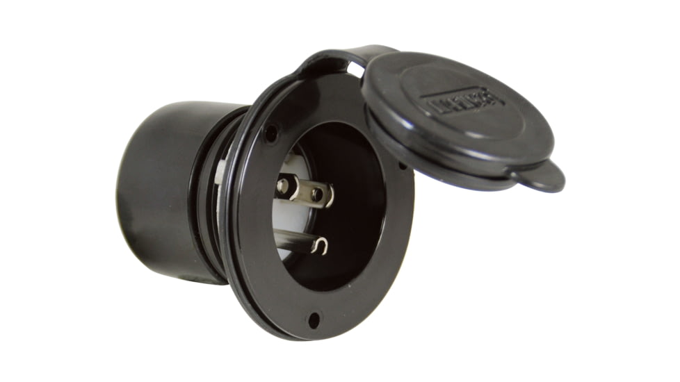 ParkPower By Marinco 125V RV Inlet - 15 Amp, Black, 150BBI.RV