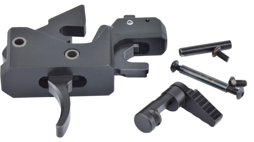 Partisan Triggers Disruptor AR-15 FRT 3 Position Drop In Forced Reset Rifle Trigger, Curved, 3.75-4.1lb, Black, 1