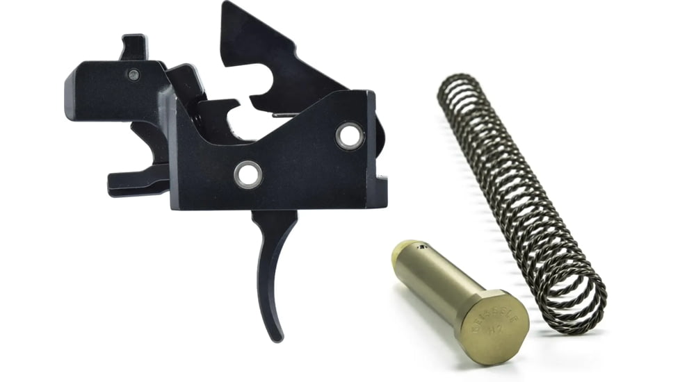 Partisan Triggers Disruptor AR-15 FRT Rifle Trigger, Black &amp; Geissele Super 42 Braided Wire Buffer Spring and Buffer Combo