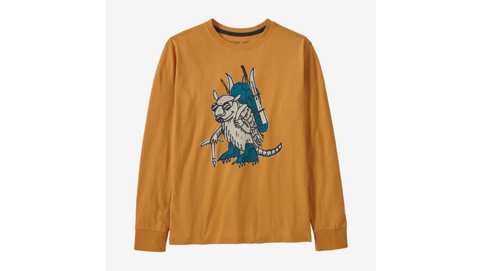 Patagonia Patagonia Kids Long Sleeve Regenerative Organic Certified Cotton Graphic T-Shirt, 62253-WENB-S