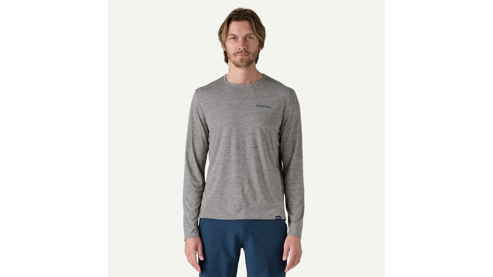 Patagonia Patagonia Mens Long Sleeve Cap Cool Daily Graphic Shirt - Waters, 45170-BLAF-S