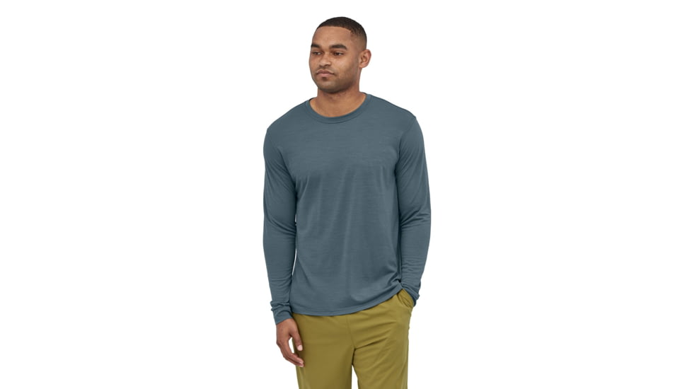 Patagonia Patagonia Mens Long Sleeve Cap Cool Merino Shirt, 44550-FEBN-XL