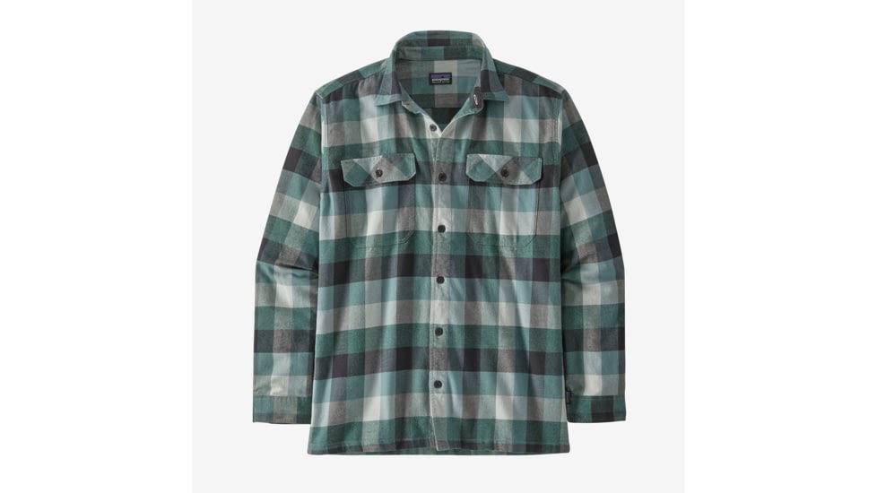 Patagonia Patagonia Mens Long Sleeve Organic Cotton Midweight Fjord Flannel Shirt, 42400-FINL-S