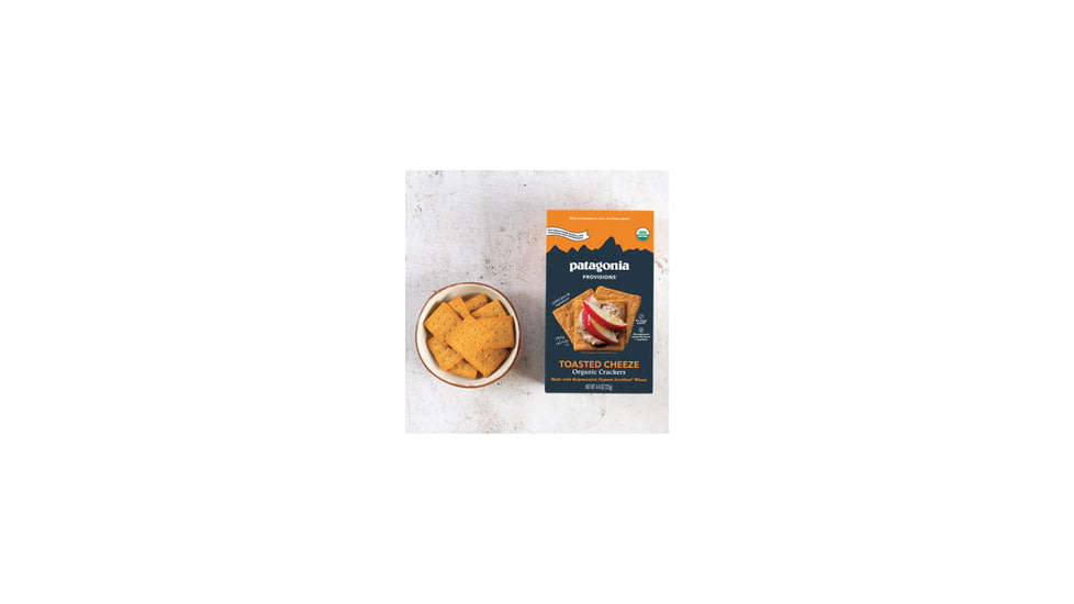 Patagonia Provisions Organic Toasted Cheeze Crackers - 6 Boxes, 42520621351098