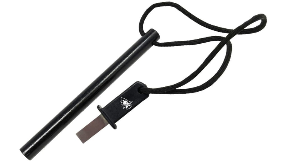 Pathfinder HD6 Ferrocerium Rod w/Tungsten Striker, 1/2x6in, Black, HD6FERRO