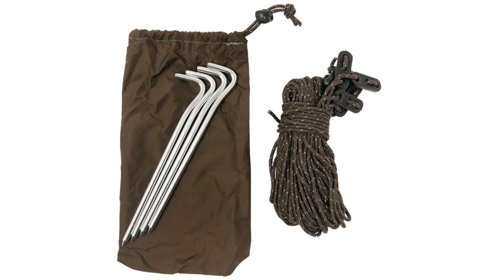 Pathfinder Nylon Tarp, 7.8 x 7.8in, Earth Brown, EBT-PF