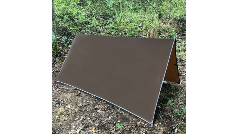 Pathfinder Nylon Tarp, 7.8 x 7.8in, Earth Brown, EBT-PF
