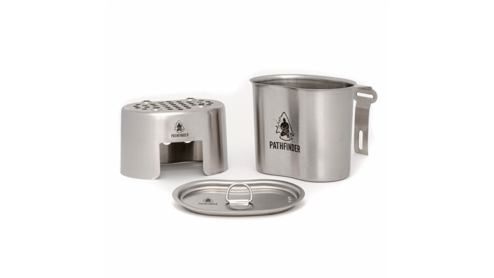 Pathfinder Stainless Steel Gen 2 Canteen Cooking Set, 1050-PF