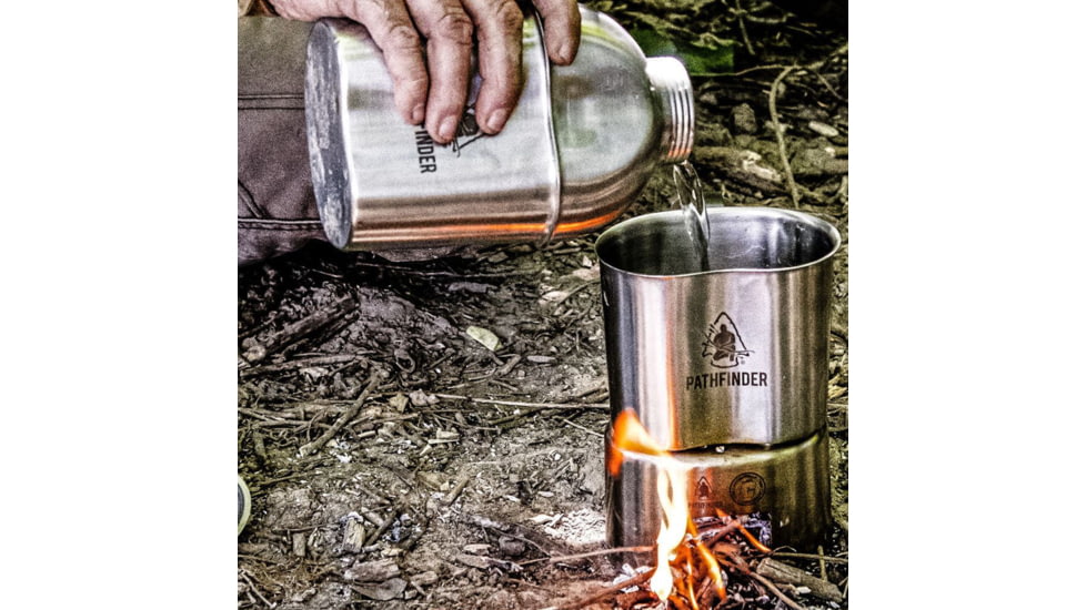 Pathfinder Stainless Steel Gen 2 Canteen Cooking Set, 1050-PF