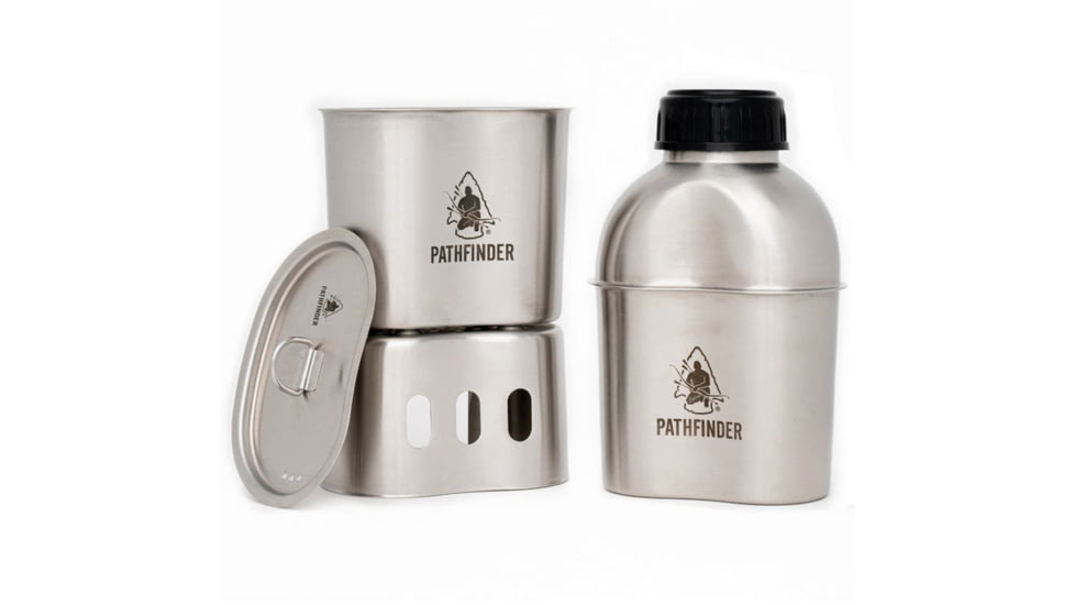Pathfinder Stainless Steel Gen 2 Canteen Cooking Set, 1050-PF