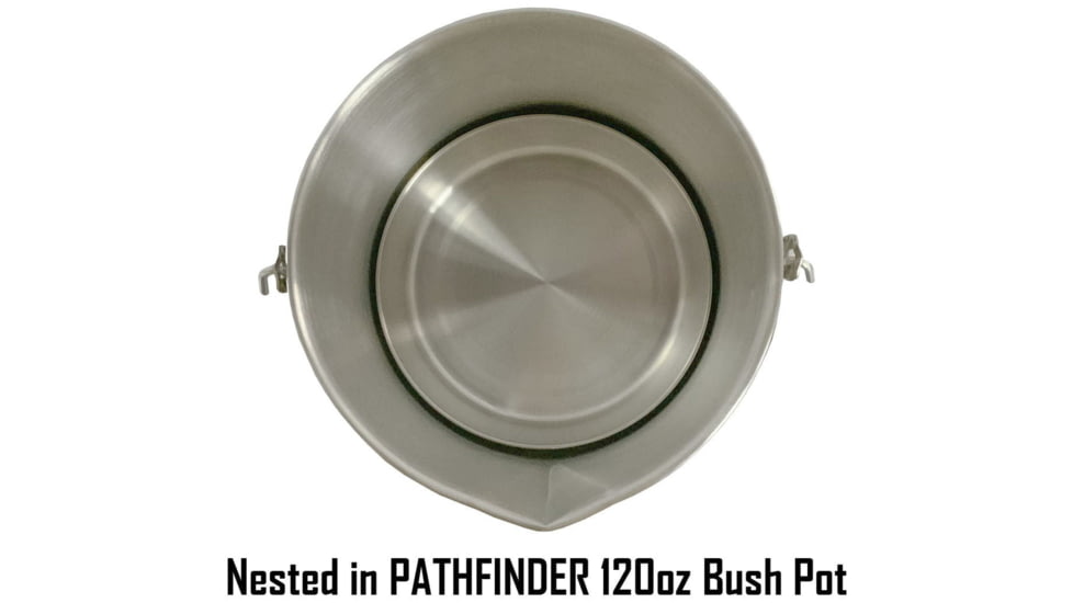 Pathfinder Stainless Steel Plate, Satin Finish, PF-SSP