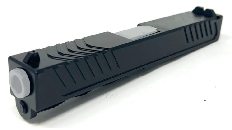 Patmos Arms Judah F2 Slide, Stripped, Black, Full Size, PAJF217-0