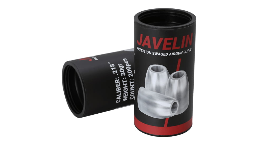 Patriot Javelin .218 Caliber 30gr Swaged Hollow Point Airgun Slugs 200ct, JAV100234