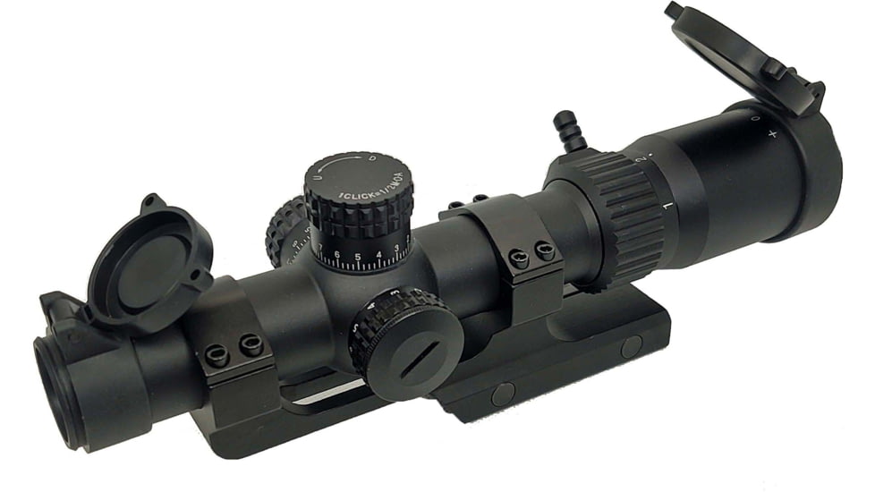 Patriot Optics 3 Gunner Rifle Scope, 1-6x24mm, 24mm, First Focal Plane, Etched Glass BDC Reticle, PO-S-1-6x24mmFFP