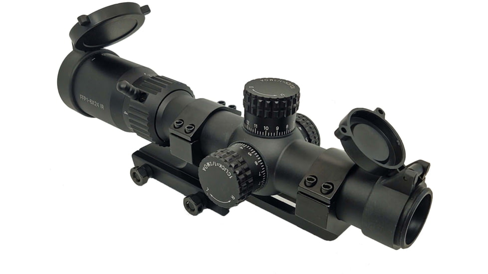 Patriot Optics 3 Gunner Rifle Scope, 1-6x24mm, 24mm, First Focal Plane, Etched Glass BDC Reticle, PO-S-1-6x24mmFFP