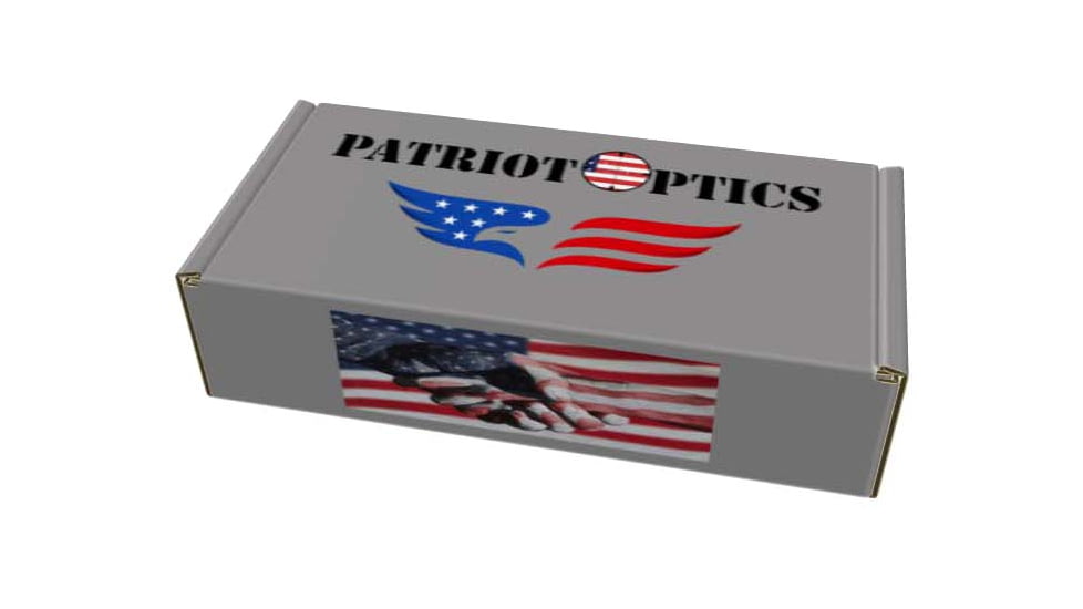 Patriot Optics Patrol Rifle Scope, 3-12x42mm, 1.18in, First Focal Plane, Etched Glass Reticle, Matte Black, PO-S-3-12x42mmFFP