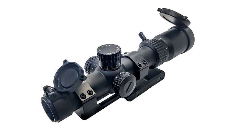 Patriot Optics 3 Gunner Rifle Scope, 1-6x24mm, 24mm, First Focal Plane, Etched Glass BDC Reticle, PO-S-1-6x24mmFFP