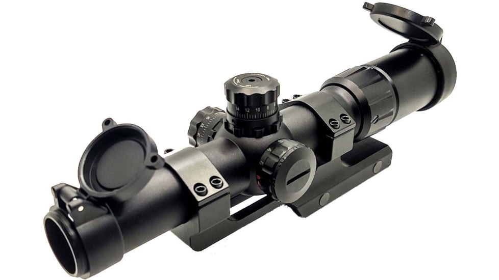 Patriot Optics Argus Rifle Scope, 1.5-6x24mm, 30mm, Second Focal Plane, Etched Glass Black BDC Reticle, Matte Black, PO-S-1.5-6x24mmA