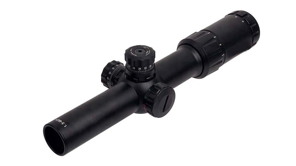 Patriot Optics Argus Rifle Scope, 1.5-6x24mm, 30mm, Second Focal Plane, Etched Glass Black BDC Reticle, Matte Black, PO-S-1.5-6x24mmA