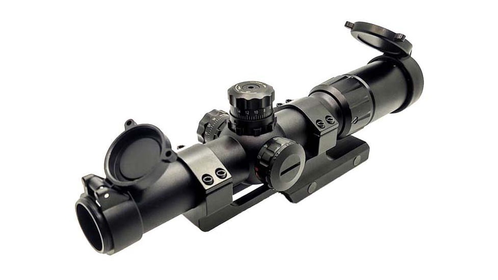 Patriot Optics Argus Rifle Scope, 1.5-6x24mm, 30mm, Second Focal Plane, Etched Glass Black BDC Reticle, Matte Black, PO-S-1.5-6x24mmA