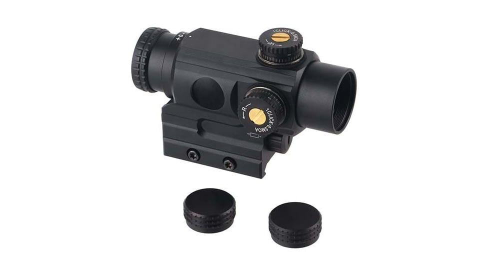 Patriot Optics Astigmanator Prism Scope, 1x25mm, Fast Focus, Dual Circle With Dot Reticle, Black, PO-P-1x25mmA