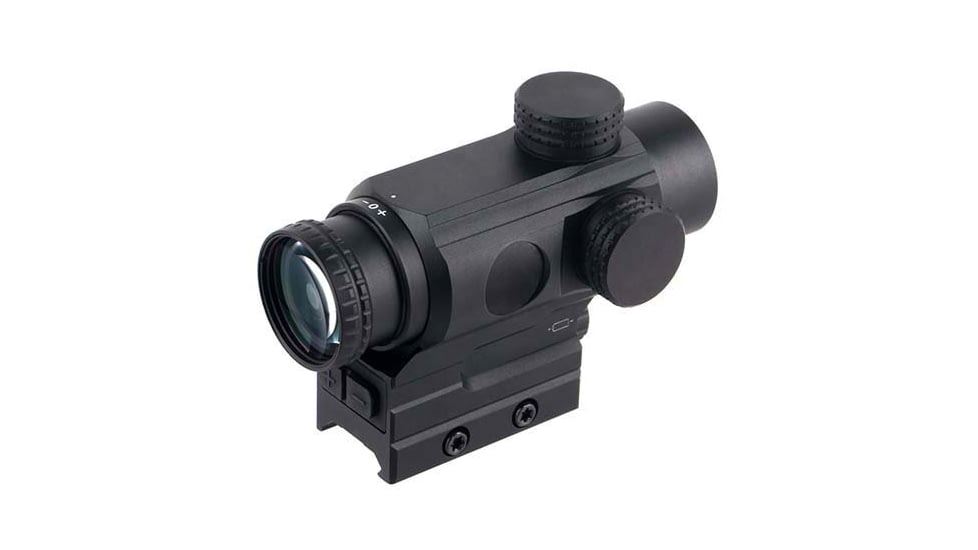 Patriot Optics Astigmanator Prism Scope, 1x25mm, Fast Focus, Dual Circle With Dot Reticle, Black, PO-P-1x25mmA