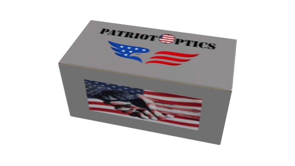 Patriot Optics Flat Top Red/Green Dot Sight, 1x30mm, 3 MOA, PO-RD-FT