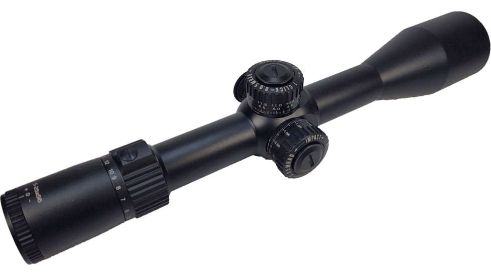 Patriot Optics Operative Rifle Scope, 5-25x56mm, 34mm Tube, First Focal Plane, Etched Glass Reticle, Anodized Black, PO-S-5-25x56mmFFP