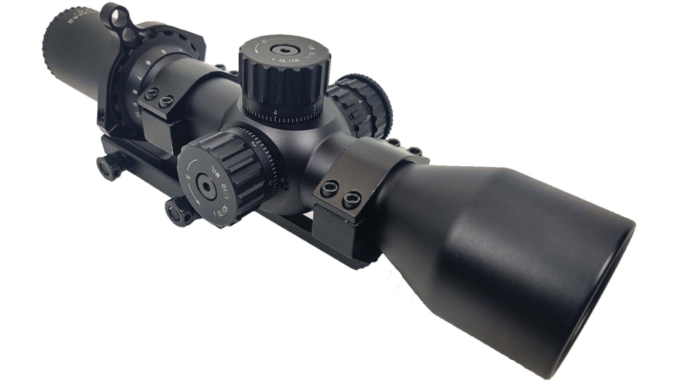 Patriot Optics Patrol Rifle Scope, 3-12x42mm, 1.18in, First Focal Plane, Etched Glass Reticle, Matte Black, PO-S-3-12x42mmFFP
