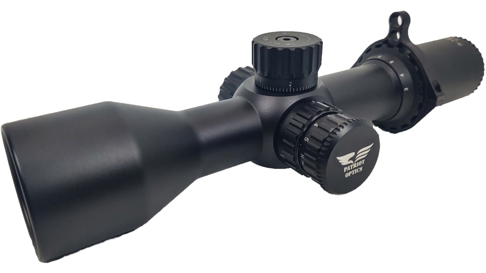 Patriot Optics Patrol Rifle Scope, 3-12x42mm, 1.18in, First Focal Plane, Etched Glass Reticle, Matte Black, PO-S-3-12x42mmFFP