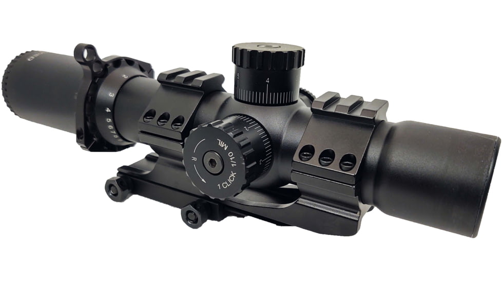 Patriot Optics Prowess Rifle Scope, 1-10x30mm, 35mm, First Focal Plane, Etched Glass MIL-Dot Reticle, Matte Black, PO-S-1-10x30mmFFP