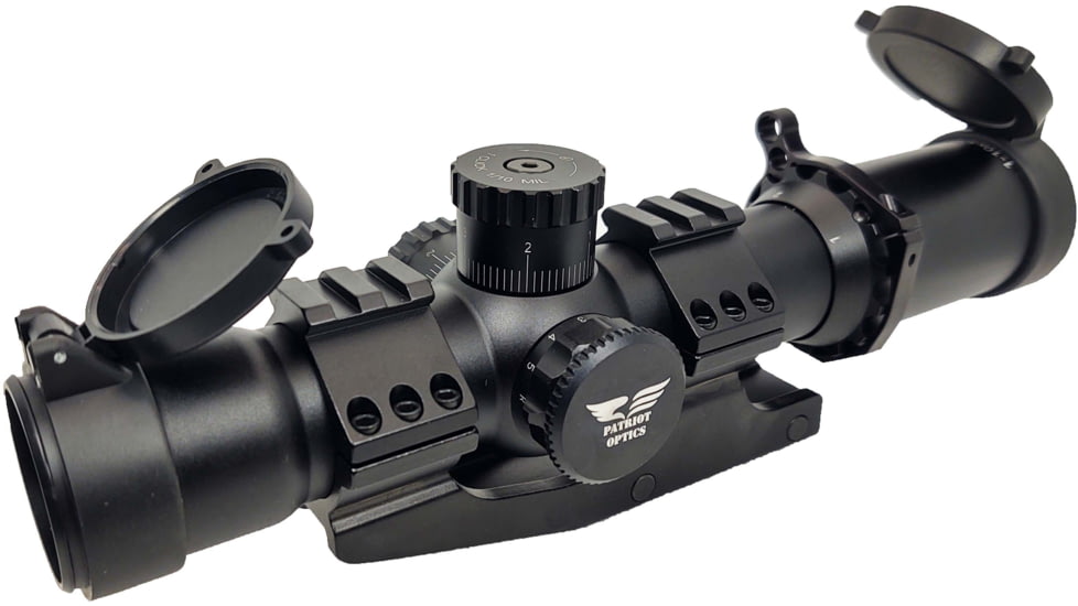 Patriot Optics Prowess Rifle Scope, 1-10x30mm, 35mm, First Focal Plane, Etched Glass MIL-Dot Reticle, Matte Black, PO-S-1-10x30mmFFP