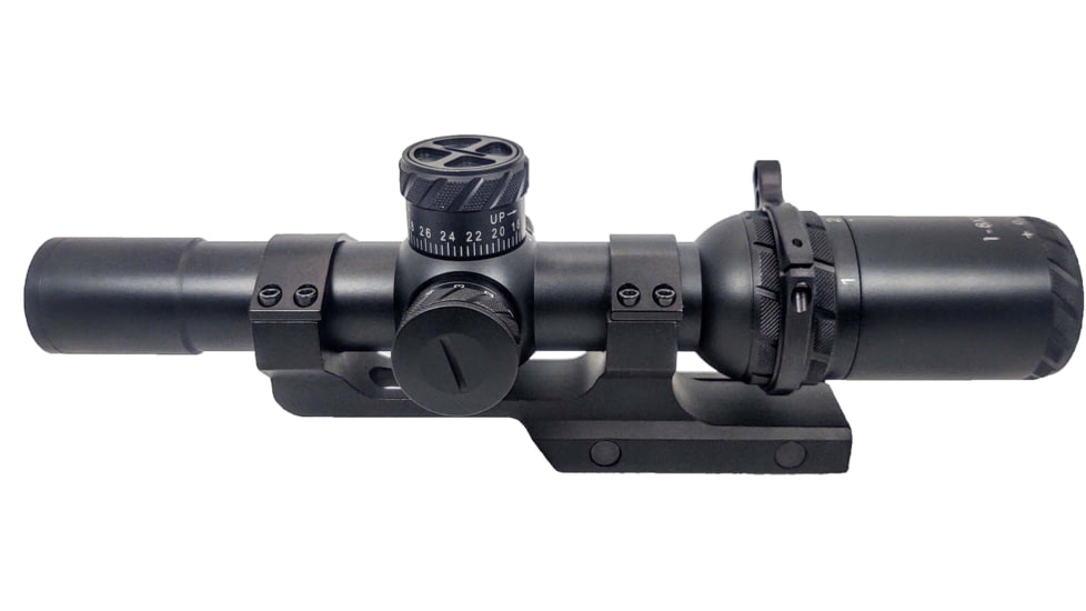 Patriot Optics Valor Rifle Scope, 1-8x24mm, 30mm, Second Focal Plane, Illuminated Reticle, Matte Black, PO-S-1-8x24mmV