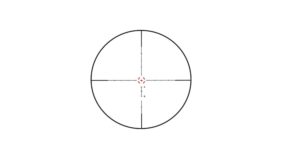 Patriot Optics Valor Rifle Scope, 1-8x24mm, 30mm, Second Focal Plane, Illuminated Reticle, Matte Black, PO-S-1-8x24mmV
