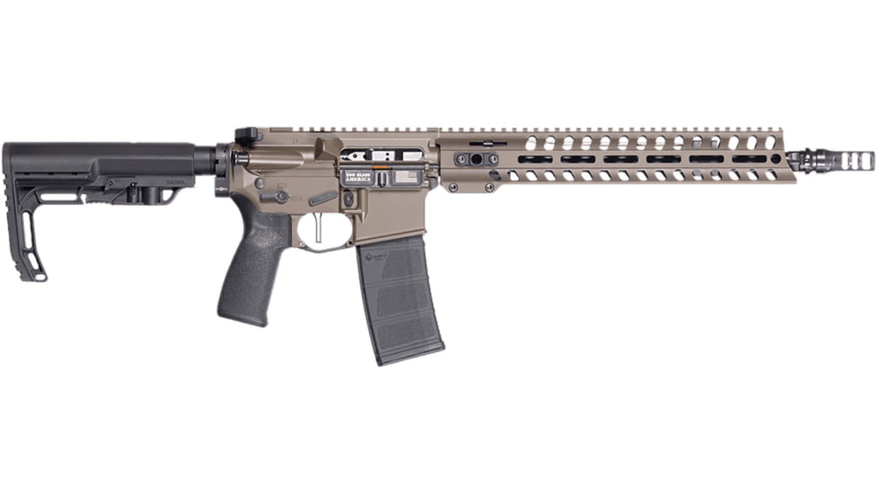Patriot Ordnance Minuteman Rifle, 5.56x45mm NATO, 13.75 inch Barrel, 30 Round Magazine, Black, 02047-FRRMPG