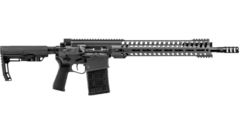 Patriot Ordnance Revolution PD Rifle, .308 Winchester, 16.5 inch Barrel, 20 Round Magazine, Black, 01930-FRRMPG