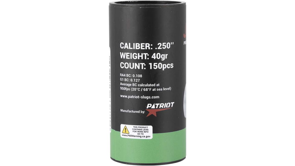 Patriot Javelin Slug Gen 2, .250 Caliber, 40 Grain, JAV101273