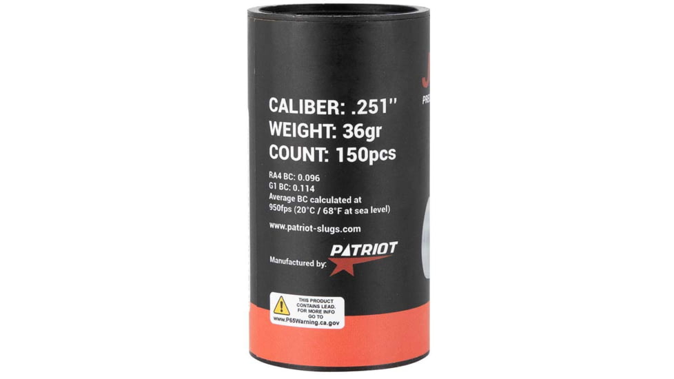 Patriot Javelin Slug Gen 2 .251 Caliber 36 Grain Rifle Ammo, 150 Rounds, JAV101272