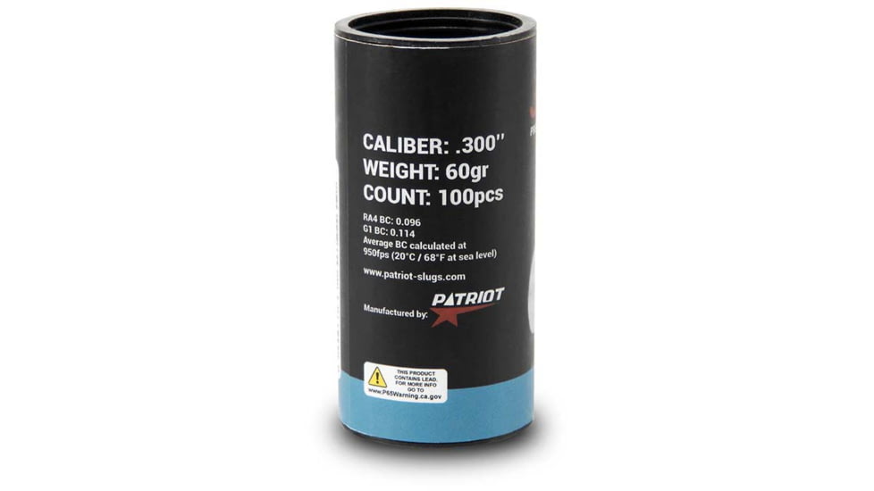 Patriot Javelin Slug Gen 2, .300 Caliber, 60 Grain, JAV101281