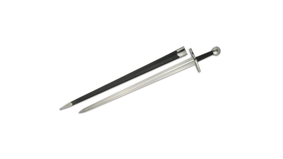 Paul Chen Sir William Marshall, sharpened double edged high carbon steel blade PC2000