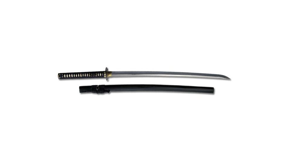 Paul Chen The Great Wave, Katana, carbon steel blade, white rayskin handle PC5004