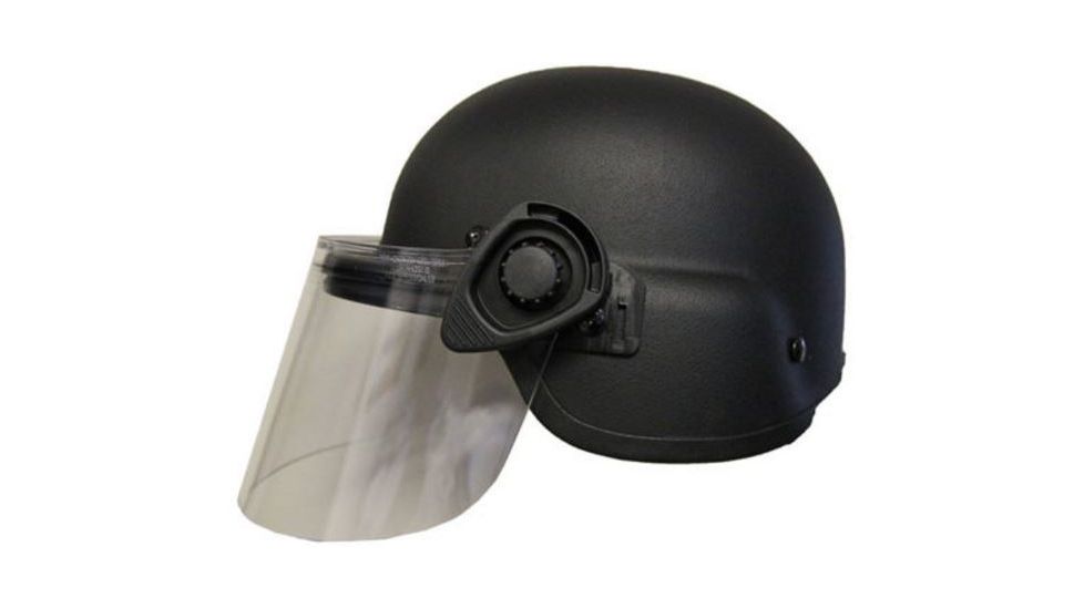 Paulson Manufacturing DK5 H.150 Integrated Face shield option-Riot, Clear, 8in DK5-H.150