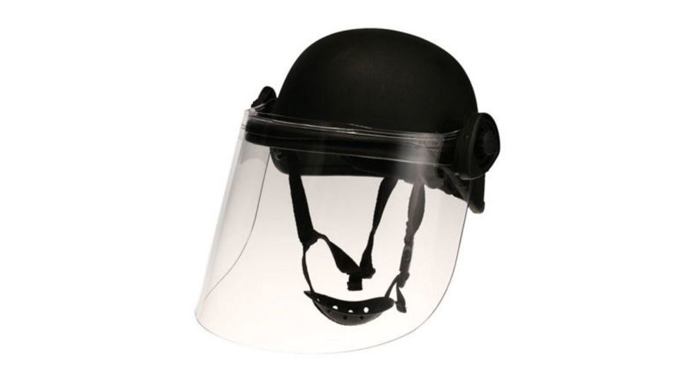 Paulson Manufacturing DK5 H.150s Integrated Face shield option-Riot, Clear, 6in DK5-H.150S