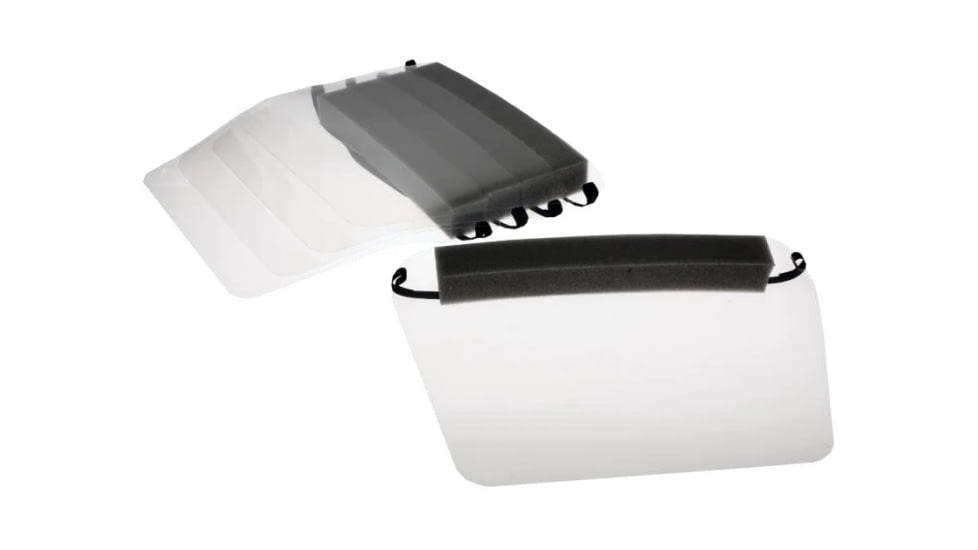 Paulson Manufacturing Infectious Disease Control Face Shield, 5 pack, IDC/F-100