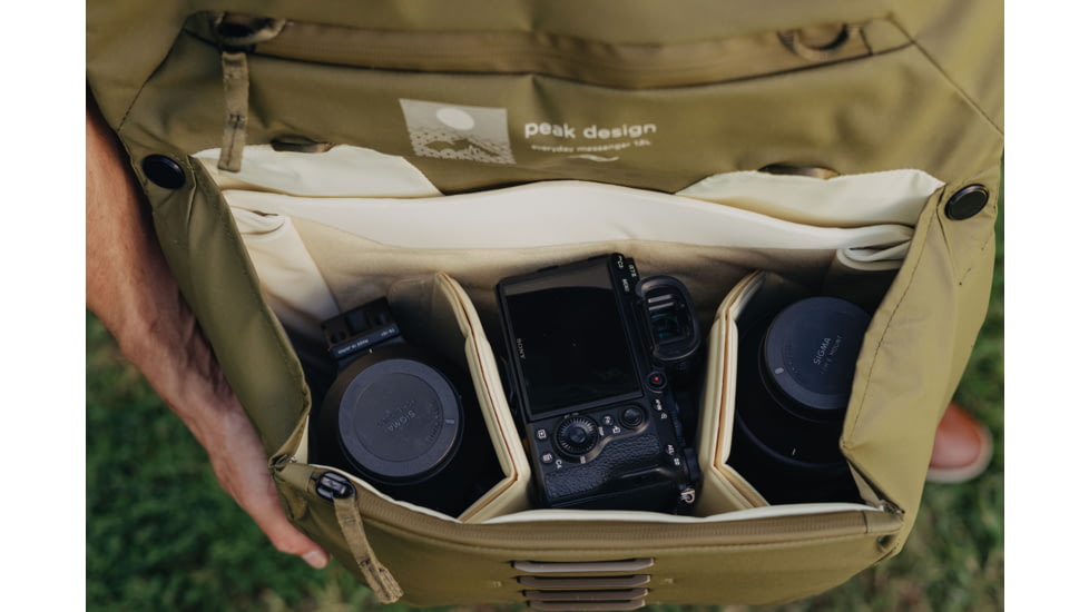 Peak Design Everyday 13 Liters Messenger Bag, Kelp, BEDM-13-KP-3