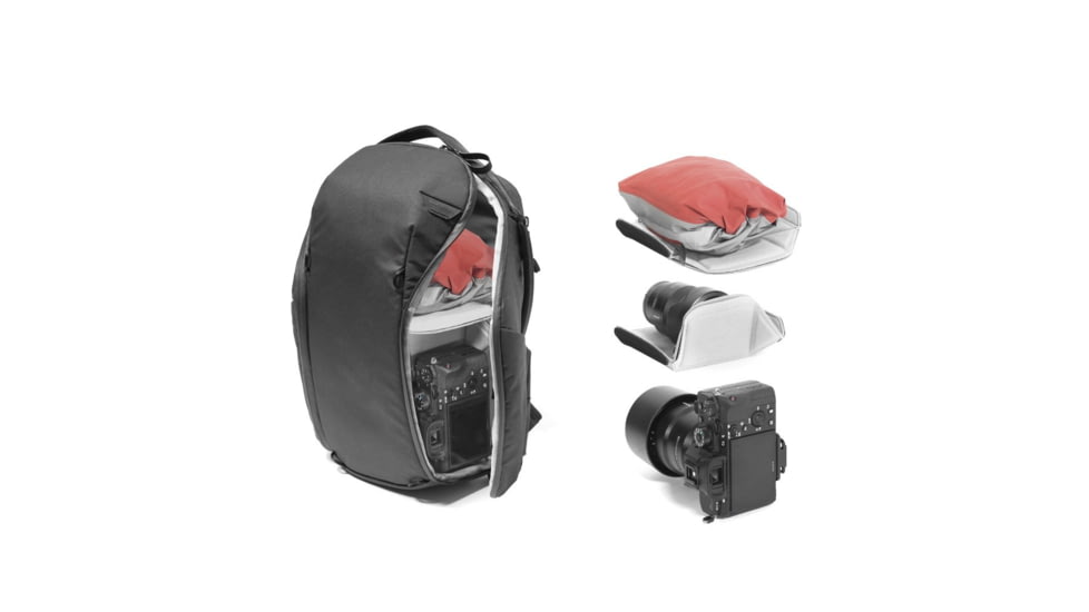 Peak Design Everyday 20 Liters Zip Backpack, Black, BEDBZ-20-BK-2