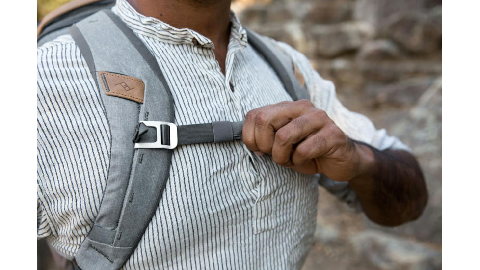 Peak Design Everyday Zip V2 Backpack, 20 Liters, Ash, BEDBZ-20-AS-3