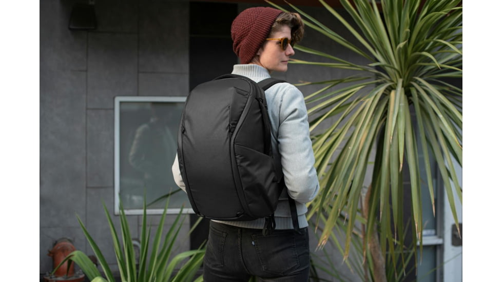 Peak Design Everyday Zip V2 Backpack, 20 Liters, Black, BEDBZ-20-BK-3