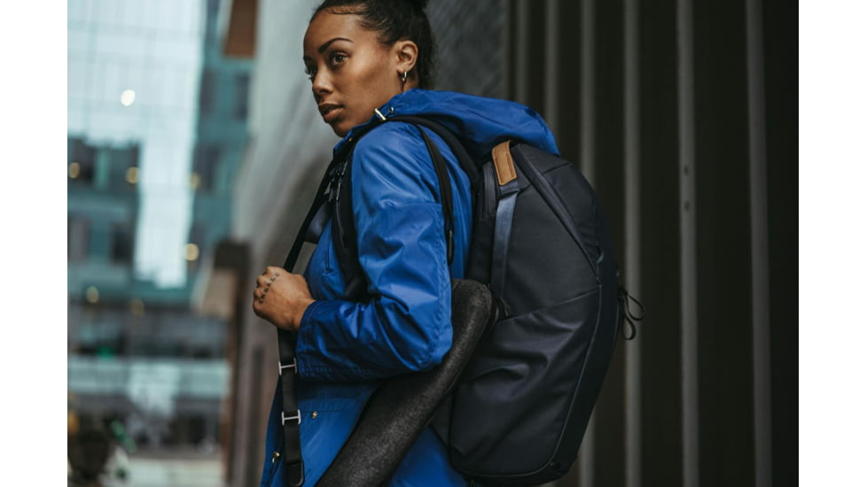 Peak Design Everyday Zip V2 Backpack, 20 Liters, Midnight, BEDBZ-20-MN-3