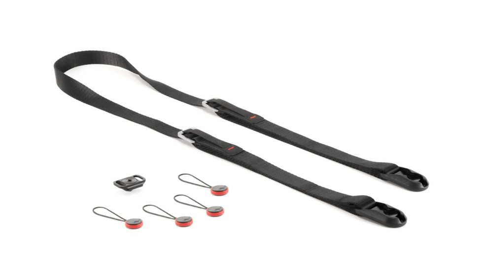 Peak Design Leash Camera Strap, 32.6 - 57.1 in., Black, L-BL-3